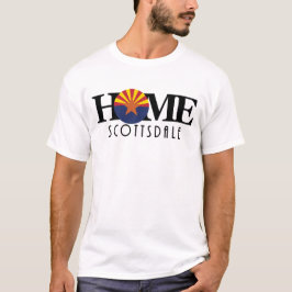 Camiseta HOME Scottsdale Arizona (impresión frontal larga)