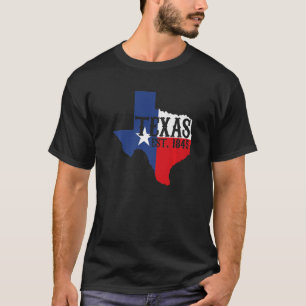 Camiseta Home State Texas Pride Texas Est 1845