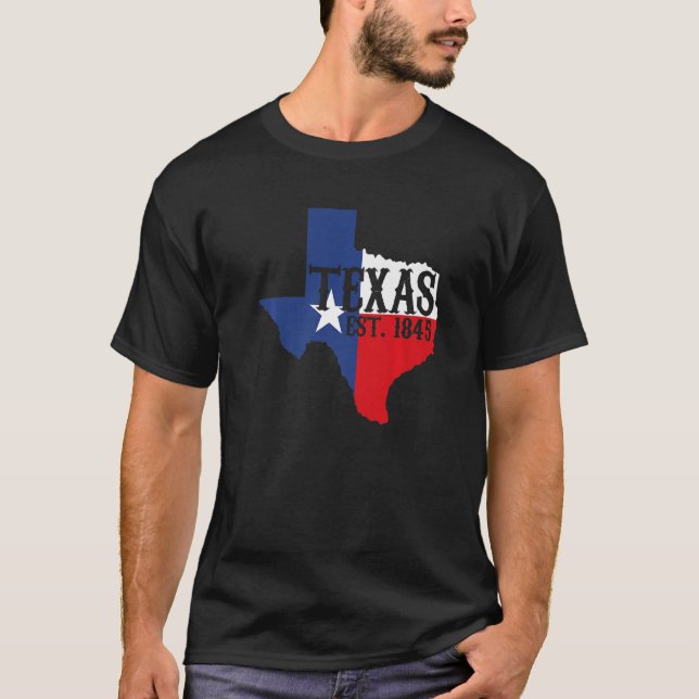 Camiseta Home State Texas Pride Texas Est 1845 (Anverso)