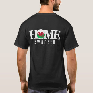 Camiseta HOME Swansea Wales (impresión trasera)