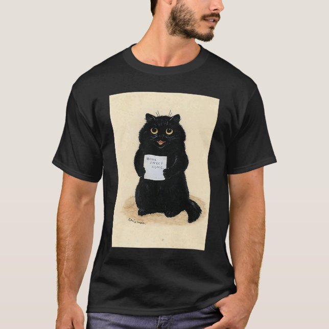 Camiseta Home Sweet Home Black Cat Wain (Anverso)