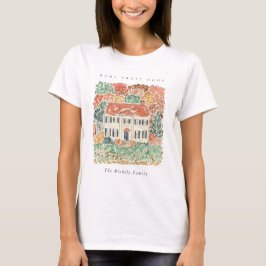 Camiseta Home Sweet Home Thanksgiving Autumn Georgian House