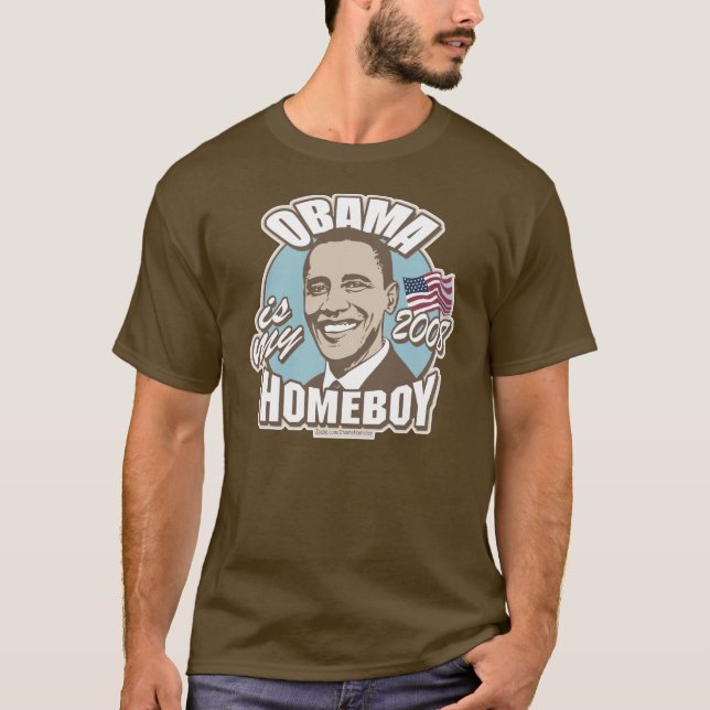 Camiseta Homeboy 2008 de Obama (Anverso)