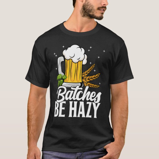 Camiseta Homebrew IPA Craft Brewery Hazy Beer  Drinking (Anverso)