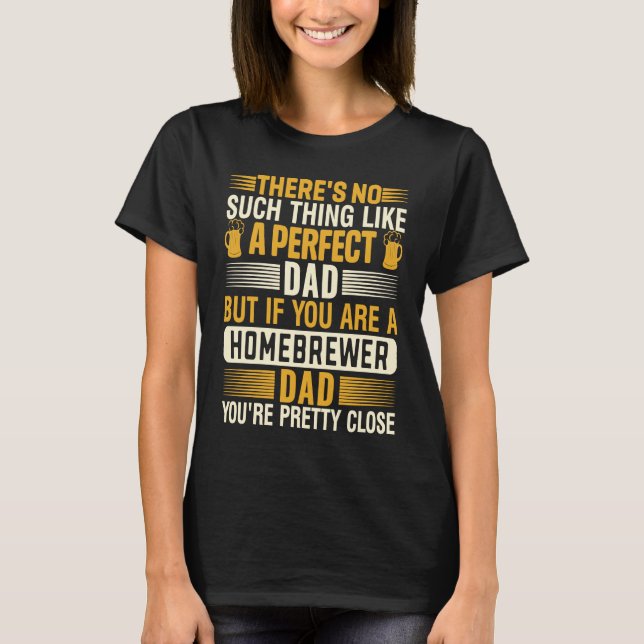 Camiseta Homebrewer Dad Homebrewing Beer Brewing Fathers Da (Anverso)