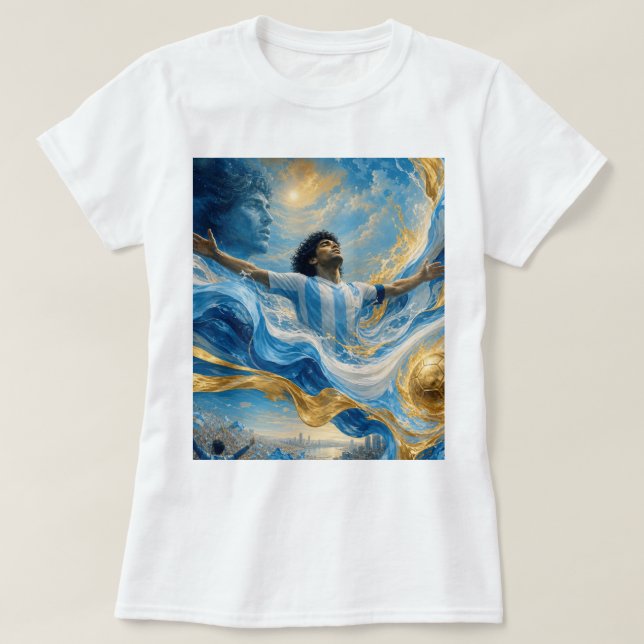 Camiseta Homenaje a Diego Maradona (Diseño del anverso)
