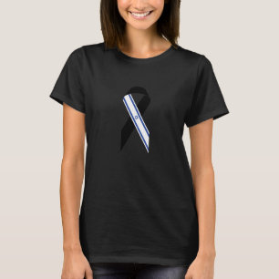Camiseta Homenaje a la bandera negra de Israel