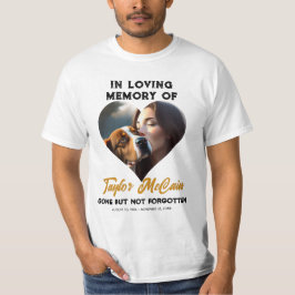 Camiseta Homenaje a su memoria: Personalizado de memoria
