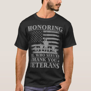 Camiseta Homenaje a todos los que sirvieron gracias a los v