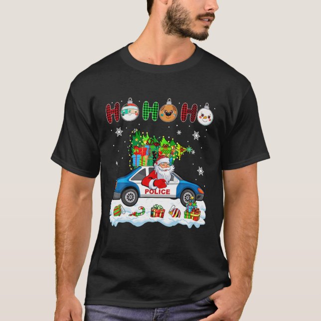 Camiseta Homenaje al auto de la policía de conducción de ga (Anverso)