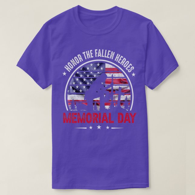 Camiseta Homenaje al Día Conmemorativo de los Héroes Caídos (Diseño del anverso)