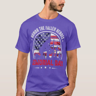 Camiseta Homenaje al Día Conmemorativo de los Héroes Caídos