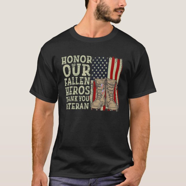 Camiseta Homenaje al fallecido Día Conmemorativo del Vetera (Anverso)