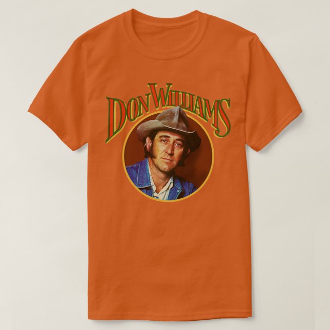 Camiseta Homenaje al ícono del país clásico de Don Williams (Diseño del anverso)