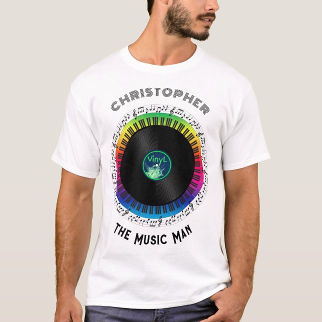 Camiseta Homenaje al personalizado musical T-Shirt (Anverso)