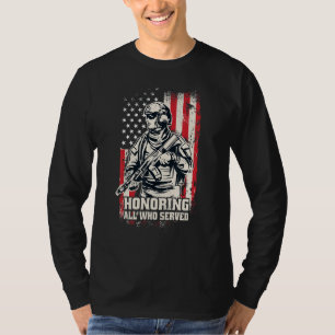 Camiseta Homenaje al soldado estadounidense patriota