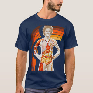 Camiseta Homenaje de arte a fanático de la televisión retro