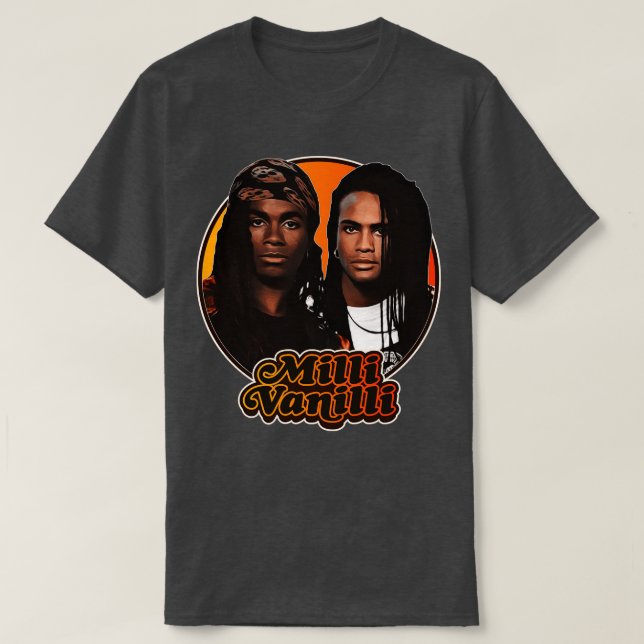 Camiseta Homenaje de Retro Milli Vanilli 2 (Diseño del anverso)