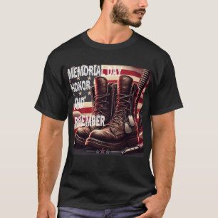 Camiseta Homenaje En El Día De La Memoria Y Recuerde Al Vet
