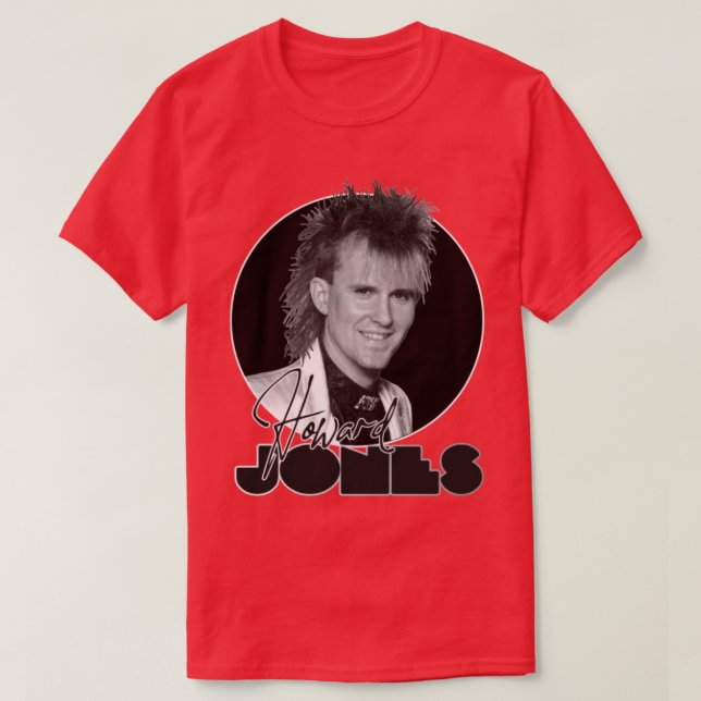 Camiseta Homenaje eterno de Retro Howard Jones (Diseño del anverso)