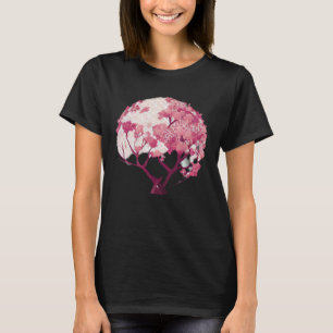 Camiseta Homenaje floreciente al árbol de la vida de la esf