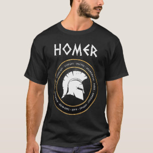 Camiseta Homer los héroes de Iliad y Odyssey de Trojan W