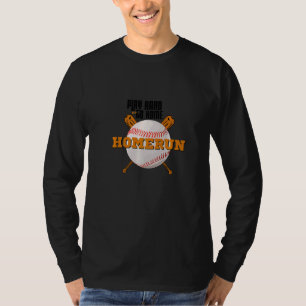 Camiseta Homerun Football Go Sports Team Baseball Juega dur