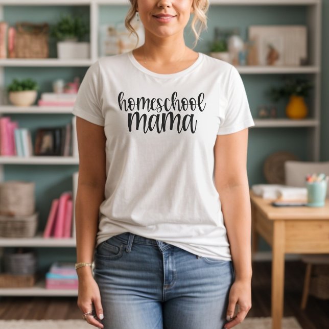 Camiseta Homeschool Mama (Subido por el creador)