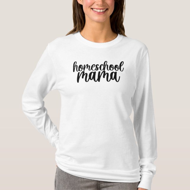 Camiseta Homeschool Mama (Anverso)