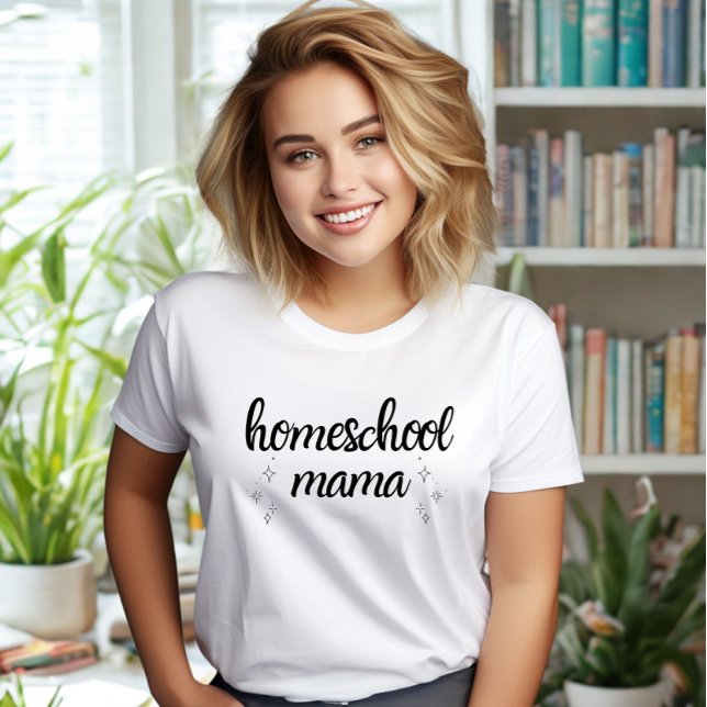 Camiseta Homeschool Mama T-Shirt (Subido por el creador)
