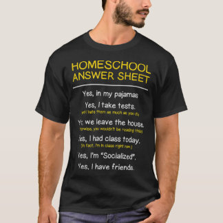 Camiseta Homeschool Student Kids funny study at home 