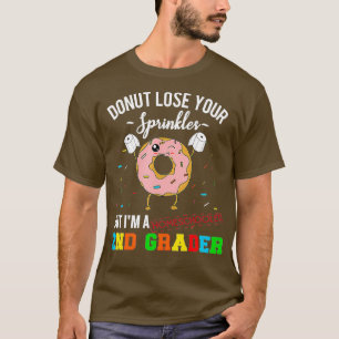 Camiseta Homeschooled 2nd Grader Donut Funny Second Grade H