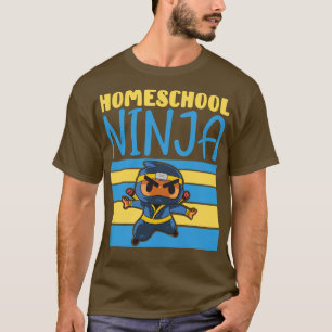 Camiseta Homeschooler Ninja Aprendiendo Hogar