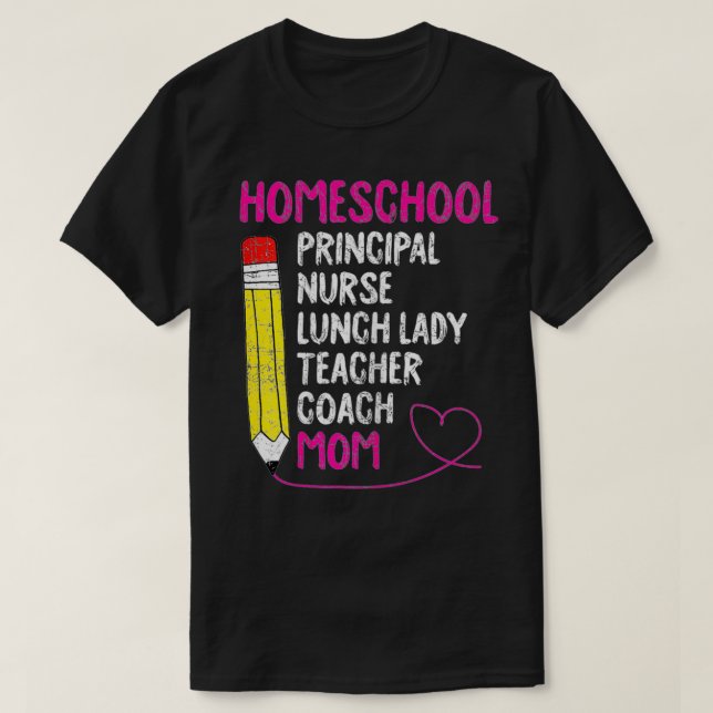 Camiseta Homeschooling Mama Mami (Diseño del anverso)