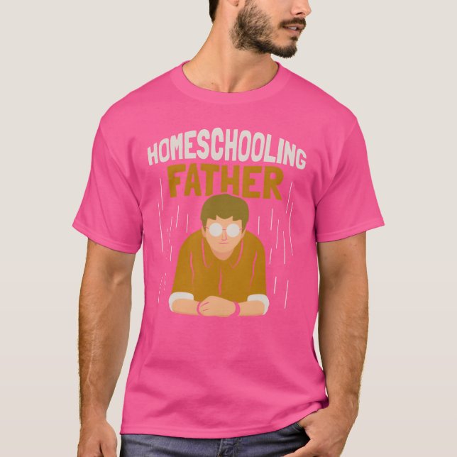 Camiseta Homeschooling Padre Homeschooling Papá Papi amigos (Anverso)