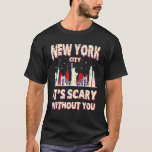 Camiseta Homesisia Nueva York América Halloween Scary