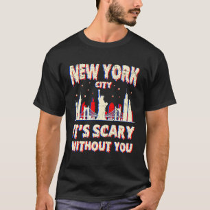 Camiseta Homesisia Nueva York América Halloween Scary
