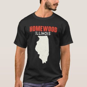 Camiseta Homewood Illinois Estados Unidos de América Viaje 