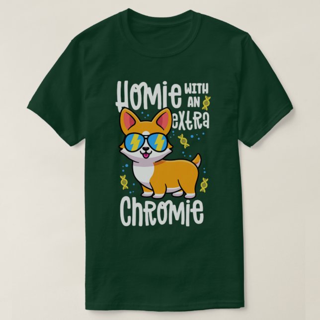 Camiseta Homie Con Síndrome De Caída De Camisas Extra Co (Diseño del anverso)