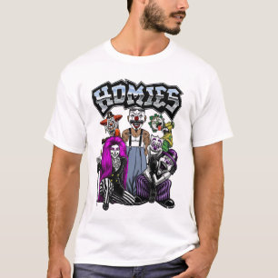 Camiseta Homies Nostalgia de los 90 Payasos Cholo