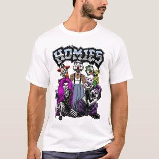 Camiseta Homies Nostalgia de los 90 Payasos Cholo