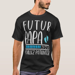 Camiseta Homme Futur papa 2023