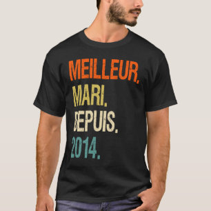Camiseta Homme Meilleur Mari Diputada 2014 8 Aniversario Ma