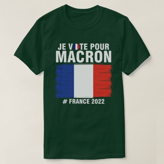 Camiseta Homme tee Emmanuel Macron TShirt (Diseño del anverso)