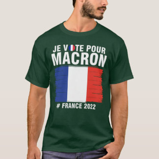 Camiseta Homme tee Emmanuel Macron TShirt