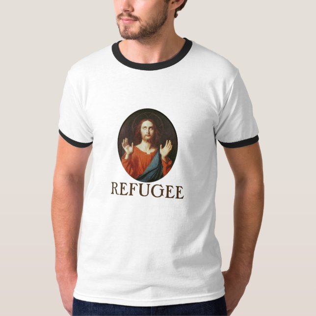 Camiseta Homo de Ecce de Ingres como refugiado (Anverso)