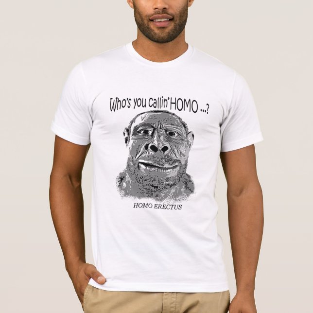 CAMISETA HOMO ERECTUS (Anverso)