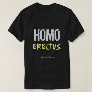 Camiseta HOMO ERECTUS - hombre vertical