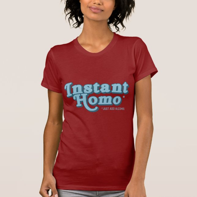 Camiseta Homo Instantáneo (Anverso)