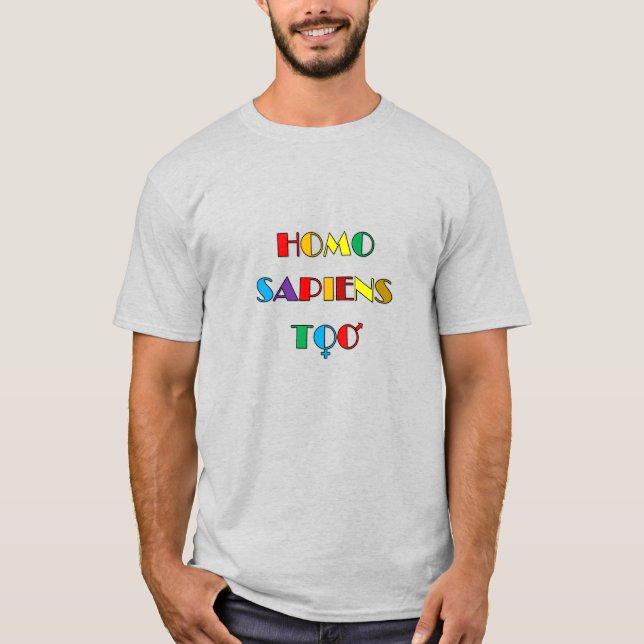 Camiseta HOMO SAPIENS (Anverso)